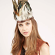 Illustration for article titled Topshop Is Really Rocking it With This Ornate Feather Headdress